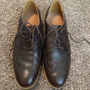 Cole Haan Dark Brown Leather Oxfords
